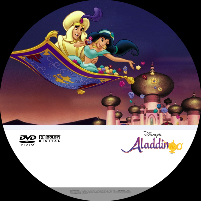 アラジン 原題 Aladdin 映画をみたらラベルを作ることにしました